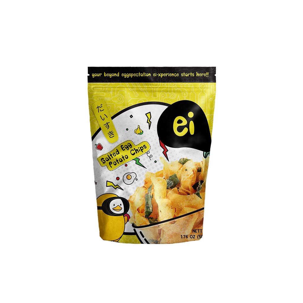 

EI Salted Egg - Potato Chips - 60gr - Keripik Kentang