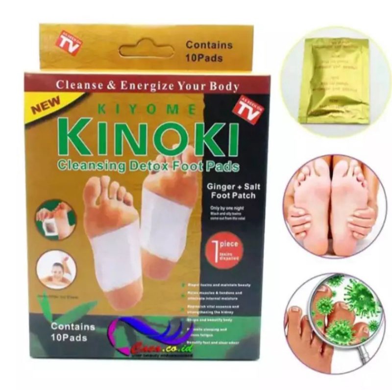 [2 BOX 20 PCS] KINOKI PREMIUM GOLD FOOT PAD ORIGINAL | KOYO KAKI DETOX |