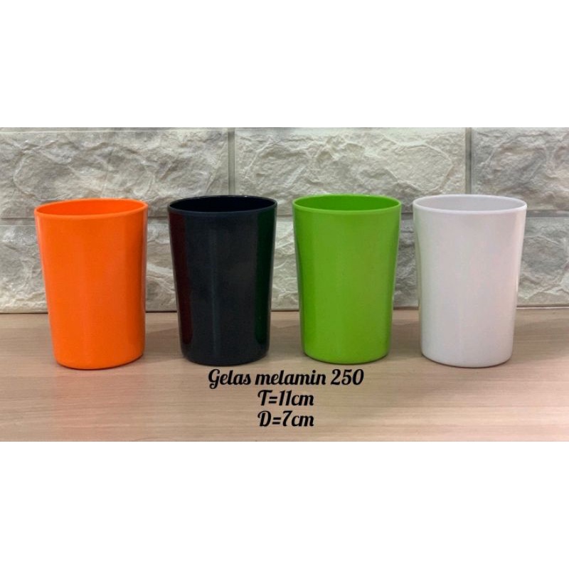 gelas melamin unica