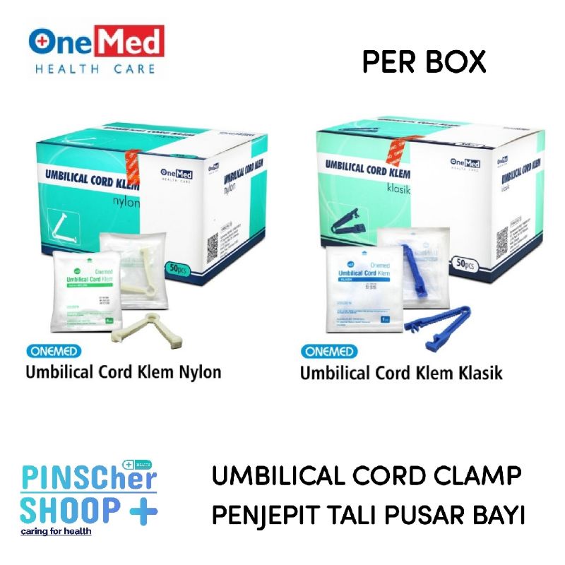 UMBILICAL CORD KLEMP PENJEPIT TALI PUSAR BAYI PER BOX