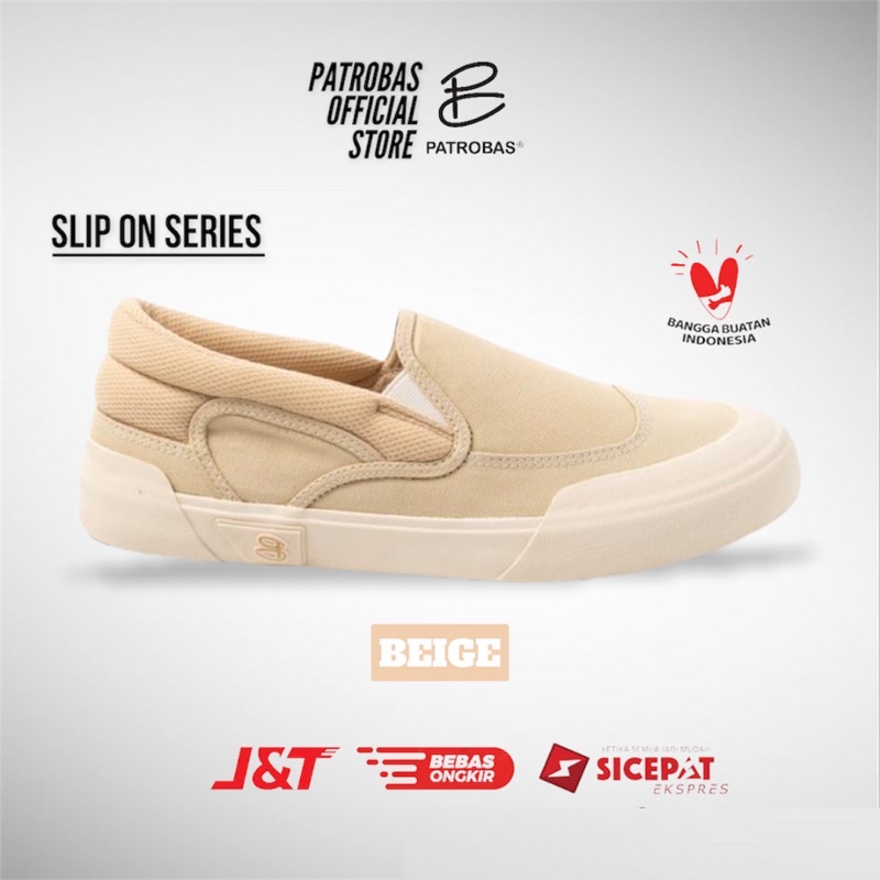 beige slip on