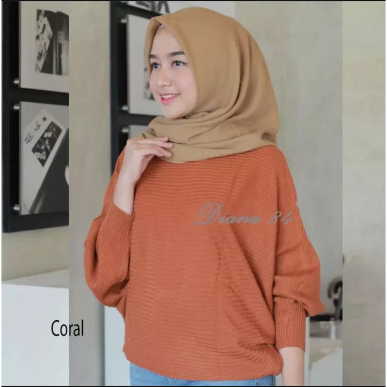 Sweater Rajut Lasperal Batwing #surabaya