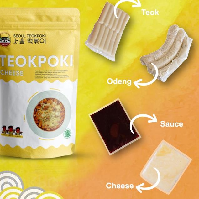 

Langsung Kirim Seoul Teokpoki Cheese - Teokpoki/Tteokbokki/Topokki 450g Halal GT7`