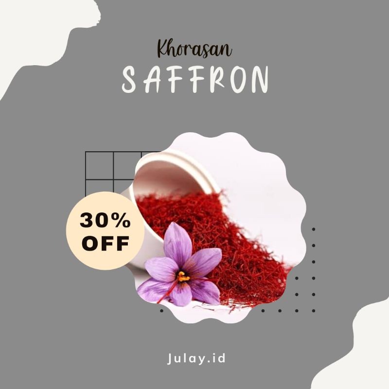 

julay.id | vienka khorasan shaffron 0,5gr | safron kemasan premium | bunga saffron shafron original asli import murah minuman berkhasiat untuk tubuh dan kecantikan kulit| grosir | eceran |teh