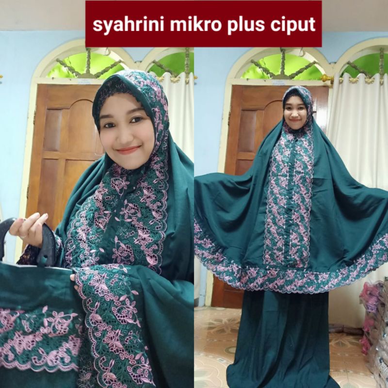 mukena Syahrini mikro