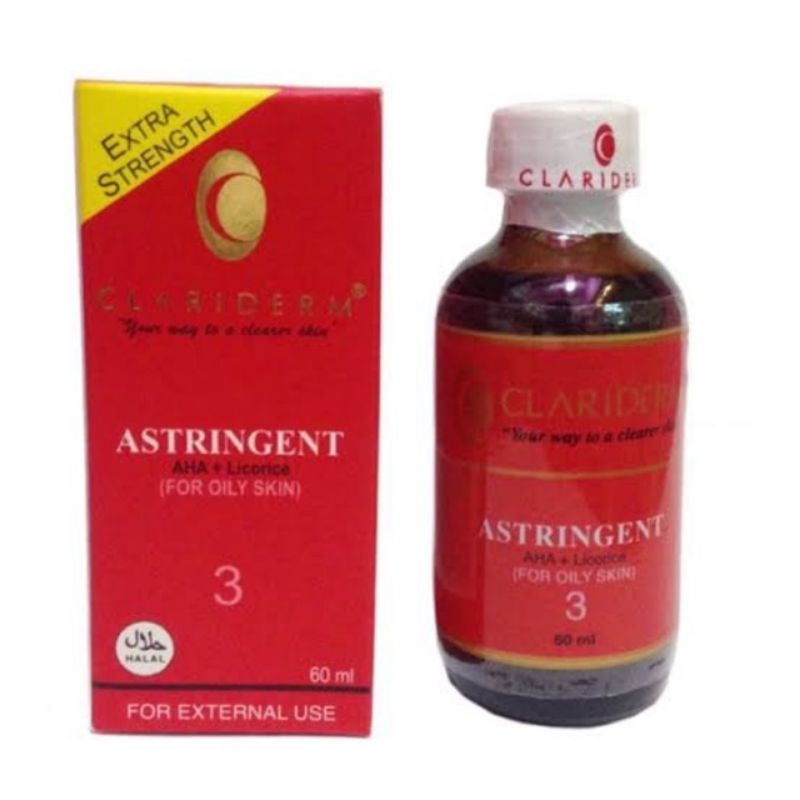 TONER CLARIDERM ASLI 100%
