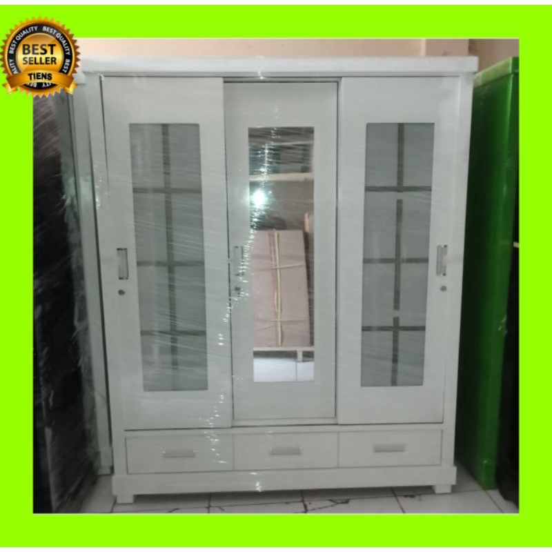 lemari baju sleding 3 pintu / lemari sleding 3 pintu