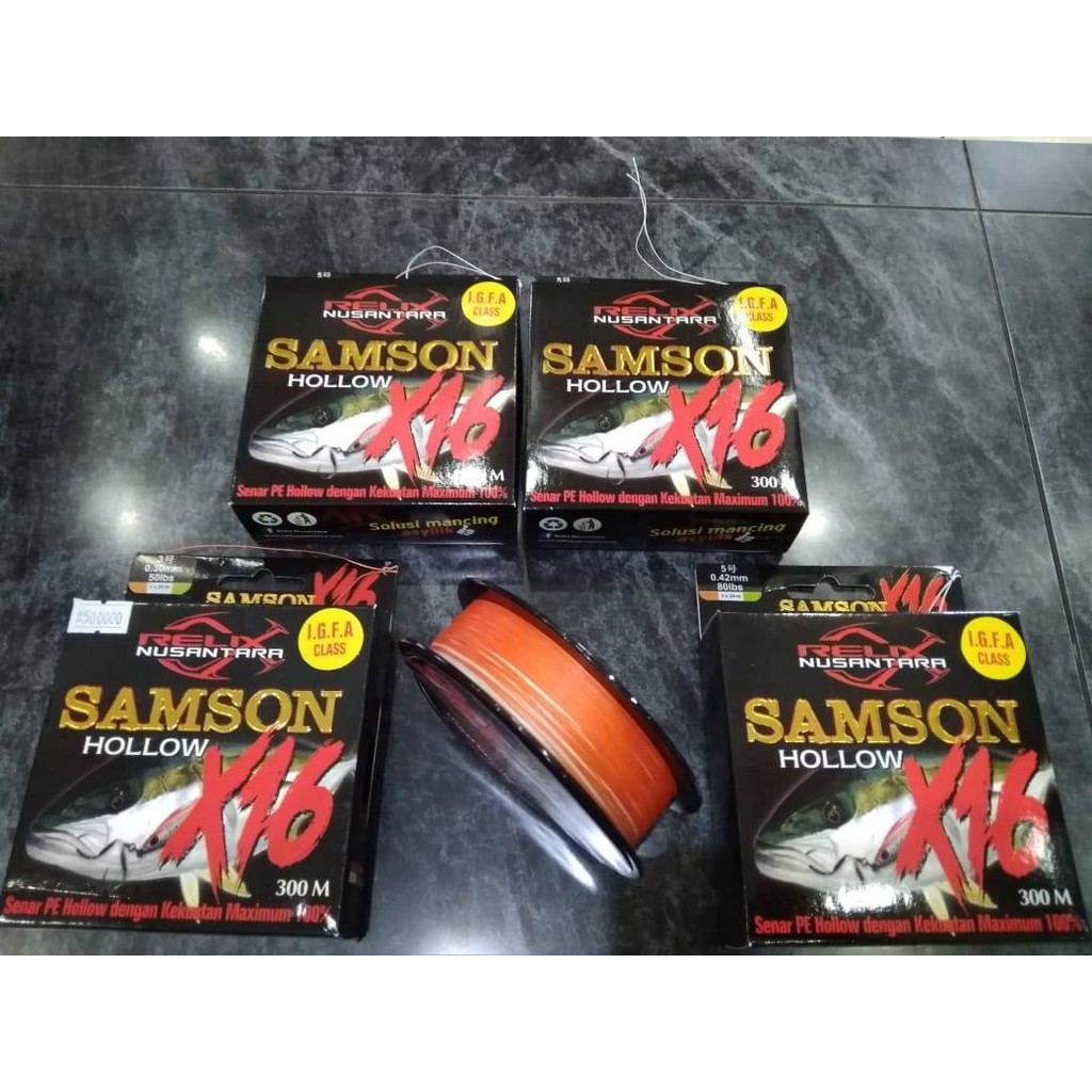 PE Relix Nusantara Samson X16 300M Pe 2 Pe 2.5 Pe 3 Pe 4 Pe 5 Pe 6 Pe 7 Pe 8 Pe 10