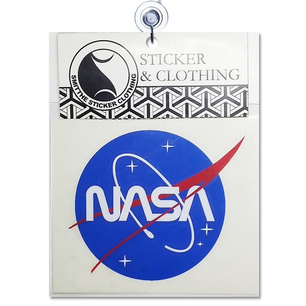 Stiker NASA Logo Cutting Sticker 3W untuk aksesoris Mobil Motor