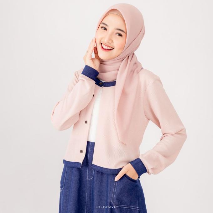 Ruby Dress Jilbrave Warna Oat