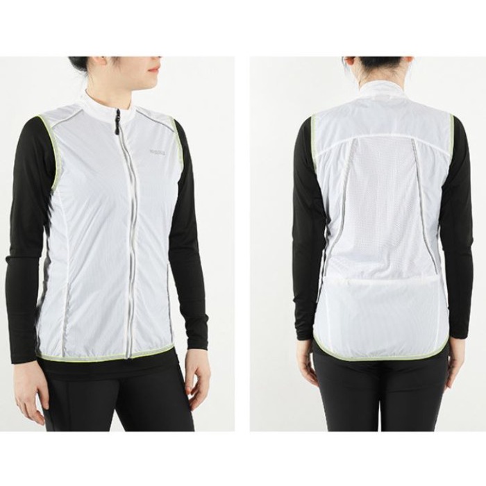 Jaket Rompi Sepeda Wanita Windproof Breathable ARSUXEO 18V5