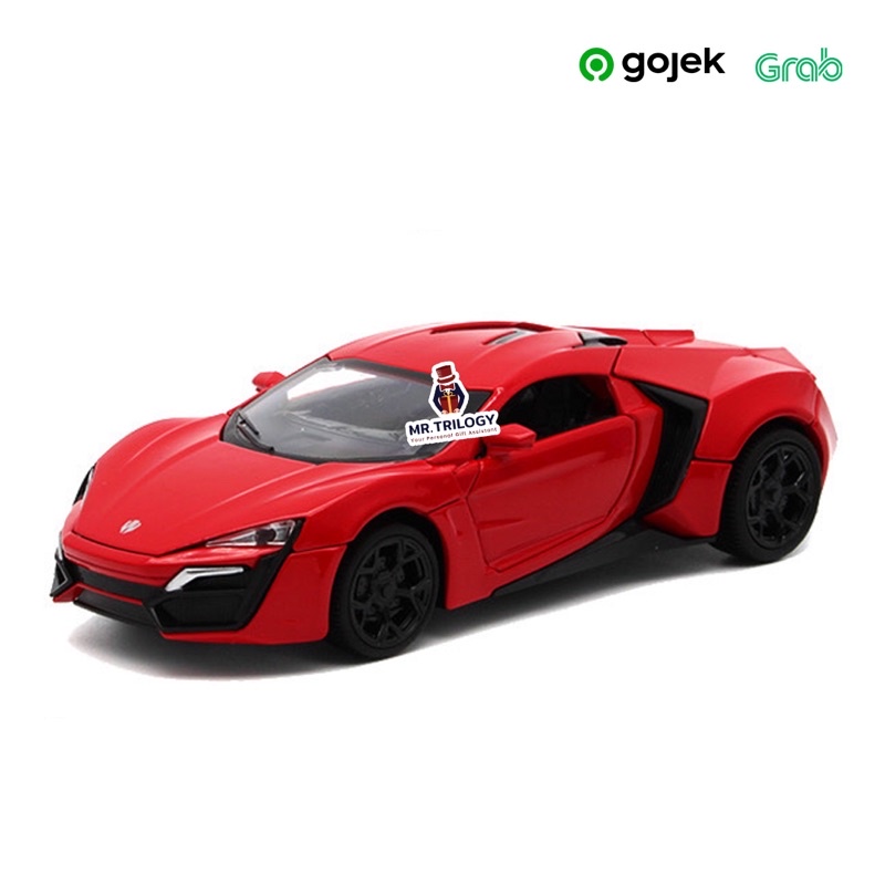 DIECAST MOBIL/ MINIATUR MOBIL LYKAN HYPERSPORT |MOBIL DIE CAST FAST AND FURIOUS KEREN MURAH BENZ BMW