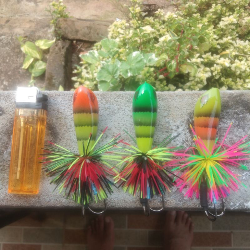 Umpan Lure Casting Cesting Gabus Toman Jump Frog Geol Zig Zag Kerandang Haruan Gabusan Umpan Casting