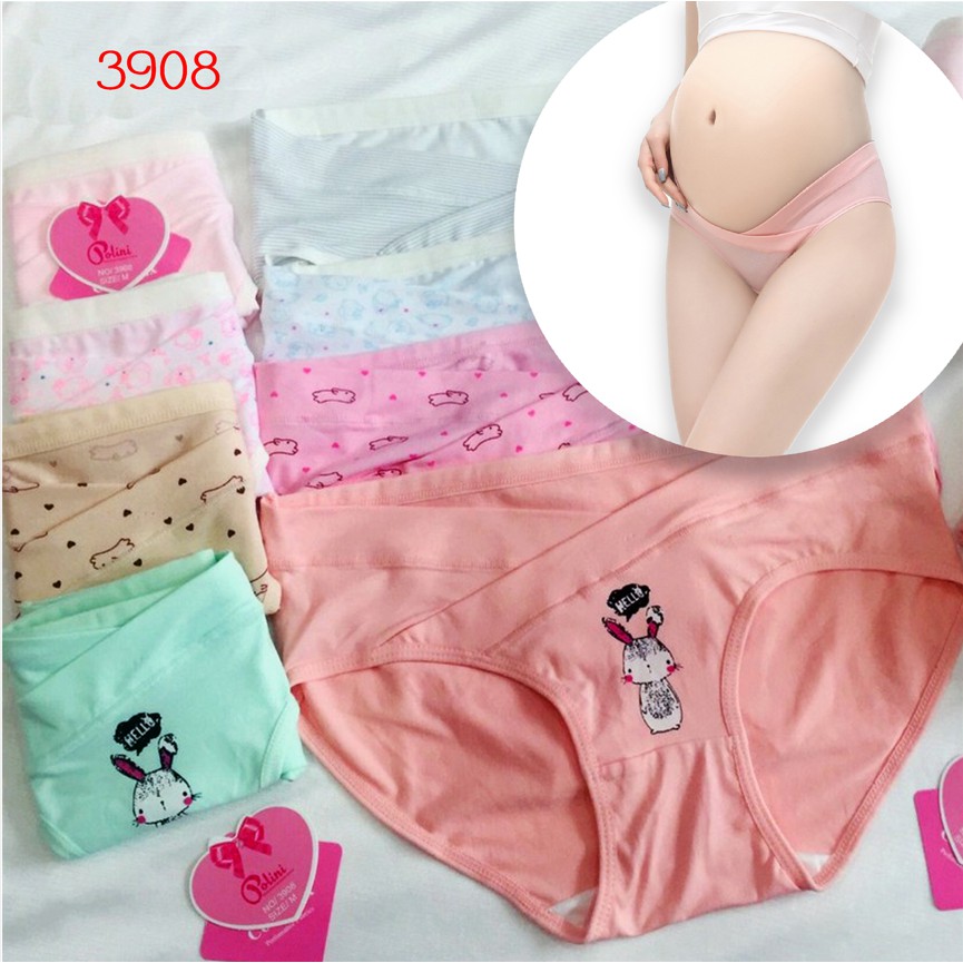 VS - CD BUMIL / CELANA DALAM IBU HAMIL POLINI / UNDIES HAMIL LOW WAIST MATERNITY PANTY 3908