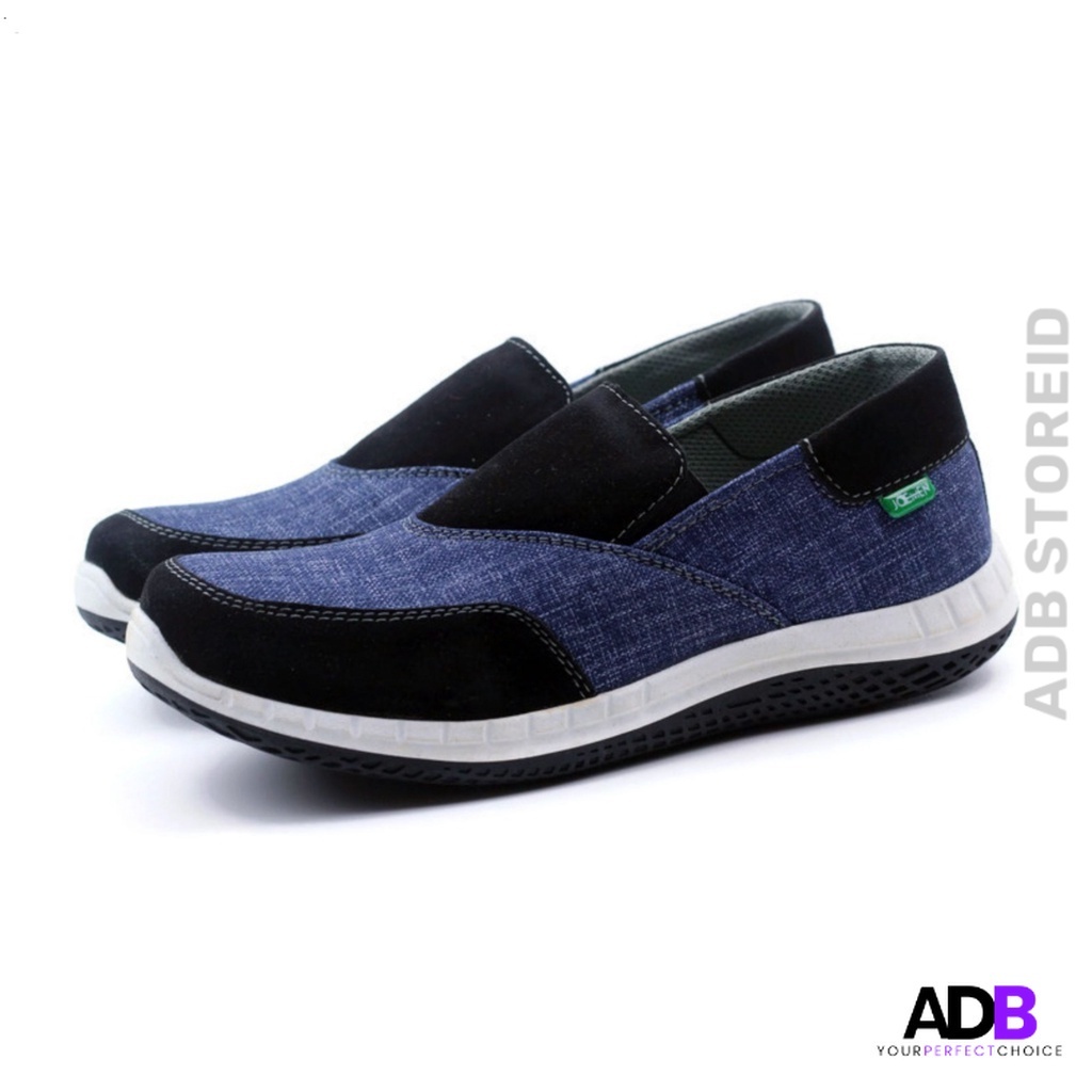 Sepatu Kasual Joemen J 55 Original Sepatu Slip on Pria Premium