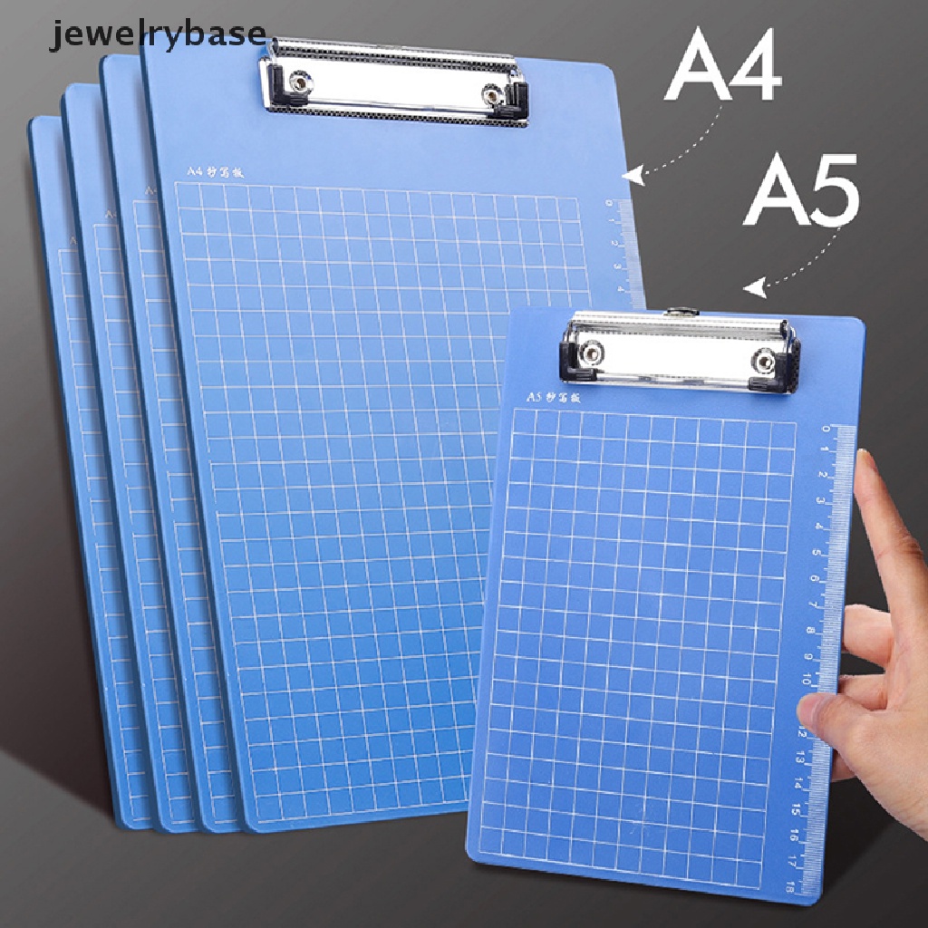 Klip Folder Papan Tulis Ukuran A4 / A5 Bahan Metal Aluminum