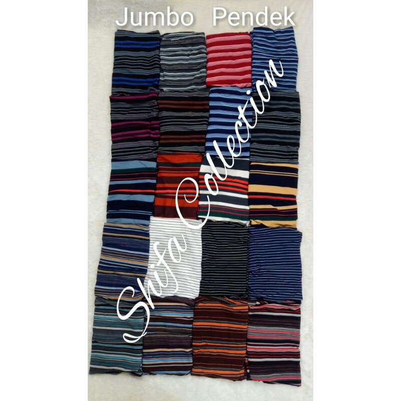 Celana Kulot Salur Pendek 7/8 - Waffle Crepe - ABG/Dewasa (BB 60-80 kg - Jumbo)