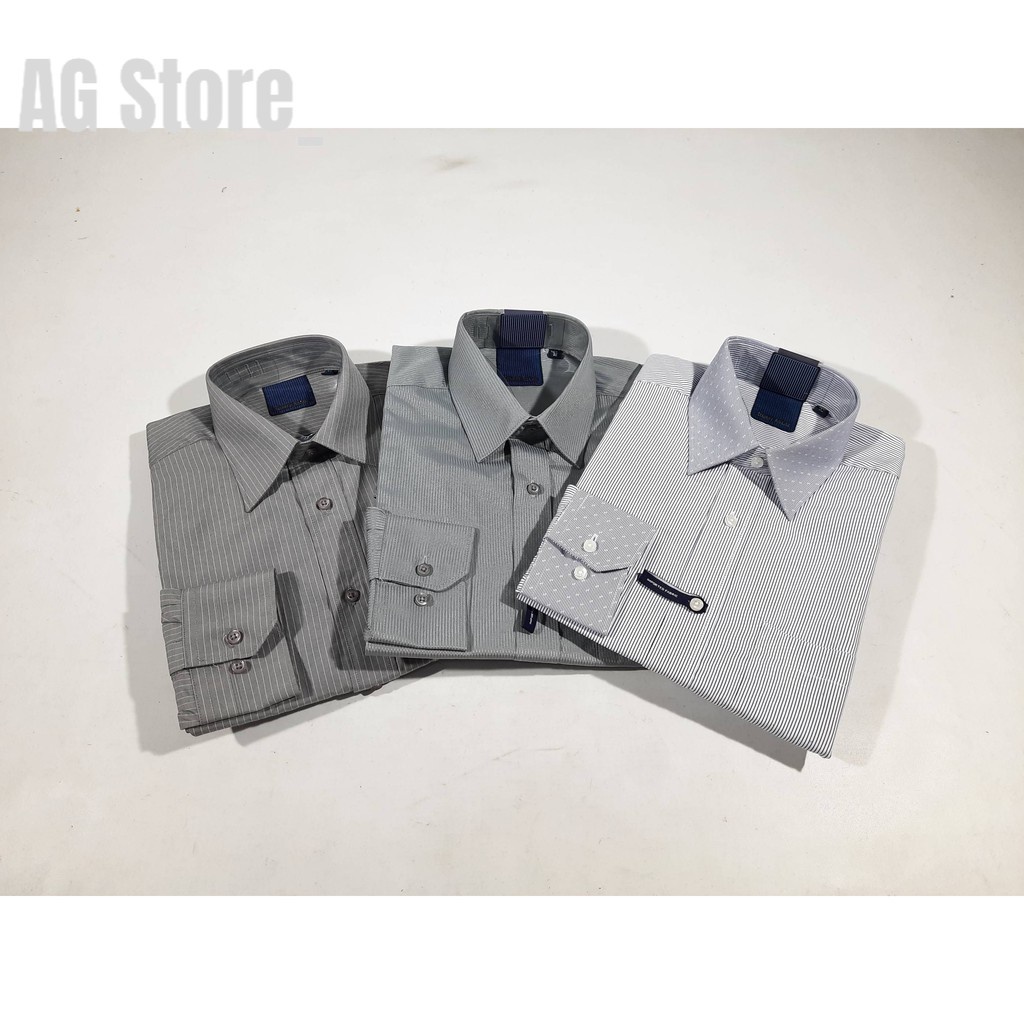 COD Kemeja Pria Formal Lengan Panjang Stanley Adams Reguler Varian 1 100% Original Brand