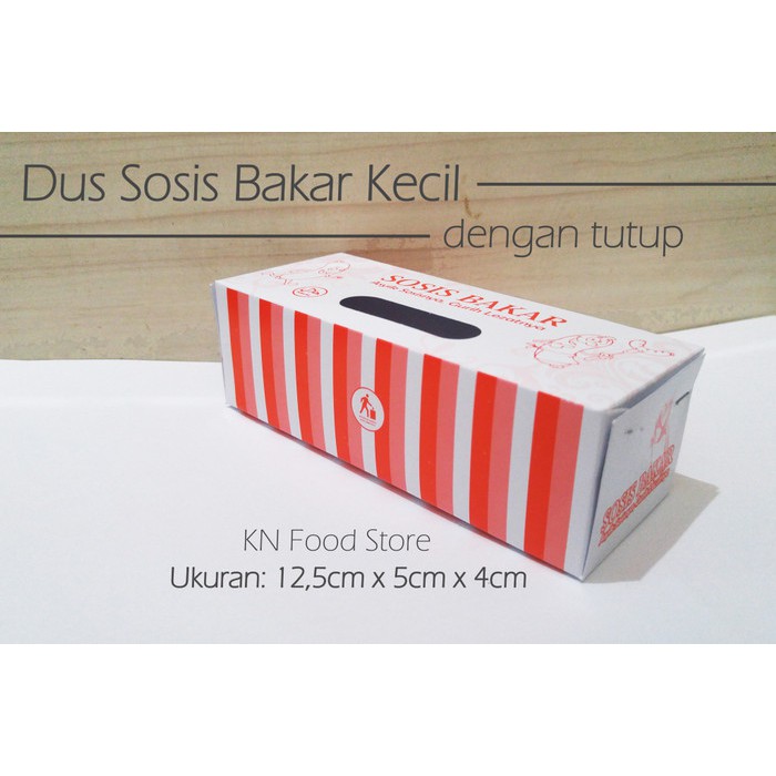

Dus Sosis Bakar KECIL DENGAN Tutup 50 - Dus Sosis Bakar Pj 12,5Cm