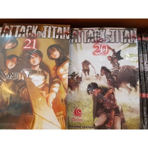Komik Attack on Titan vol 3-24 lengkap segel Berkualitas