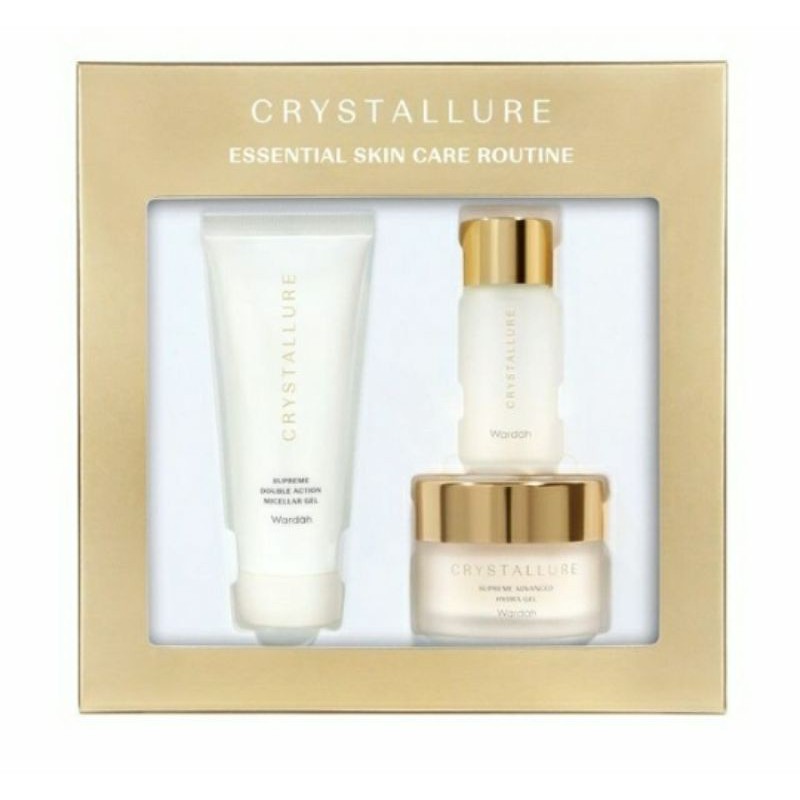⭐AZL⭐NEW ~Wardah Paket Crystallure Essential Mini murah/kemasan praktis