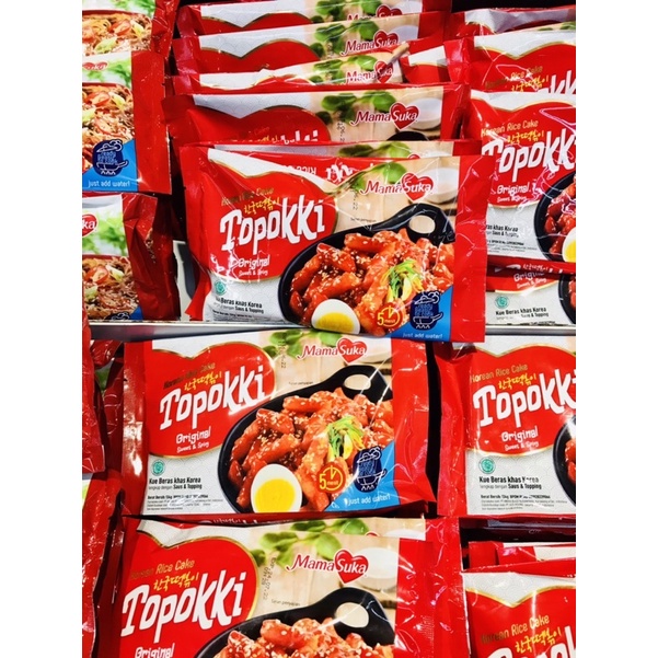 

MamaSuka Topokki Original / Topokki Spicy Hot / Topokki Creamy