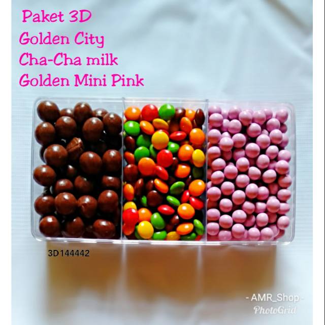 

Coklat Tray sekat 3 Paket 3D