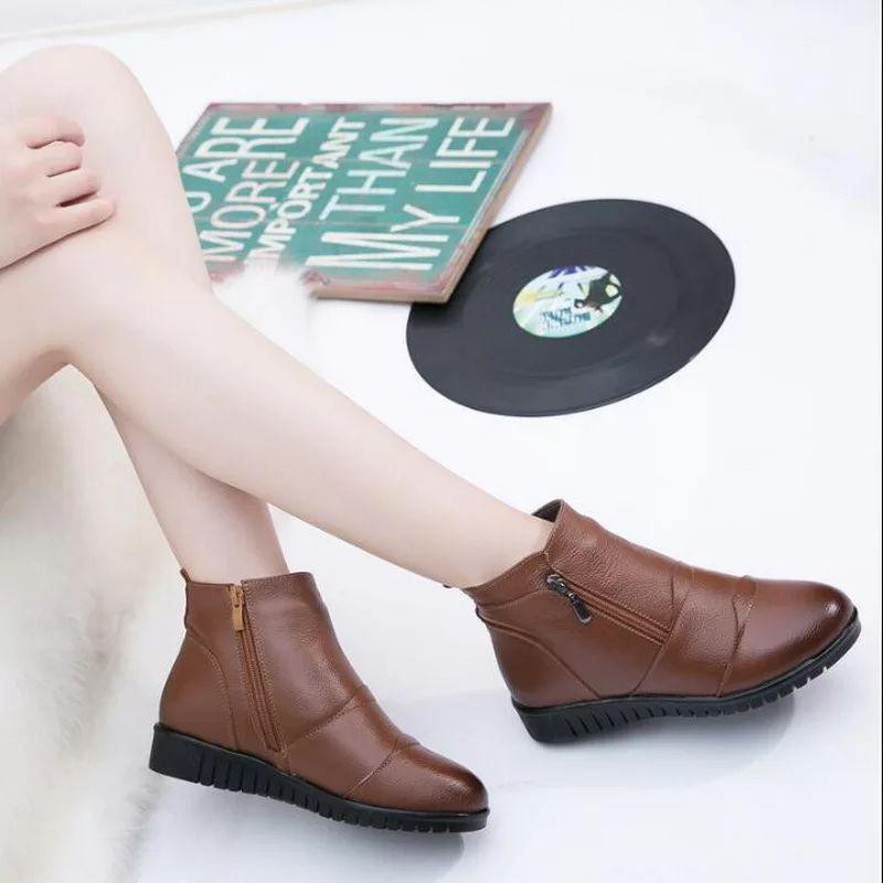 Boots Kerja Wanita Ankle boots Wanita Sepatu Kerja Wanita Alina Boots by Etnikshoes