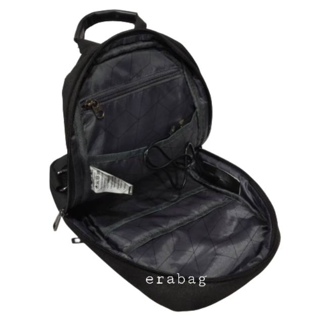 Tas selempang pria usb port tas sling bag blasted