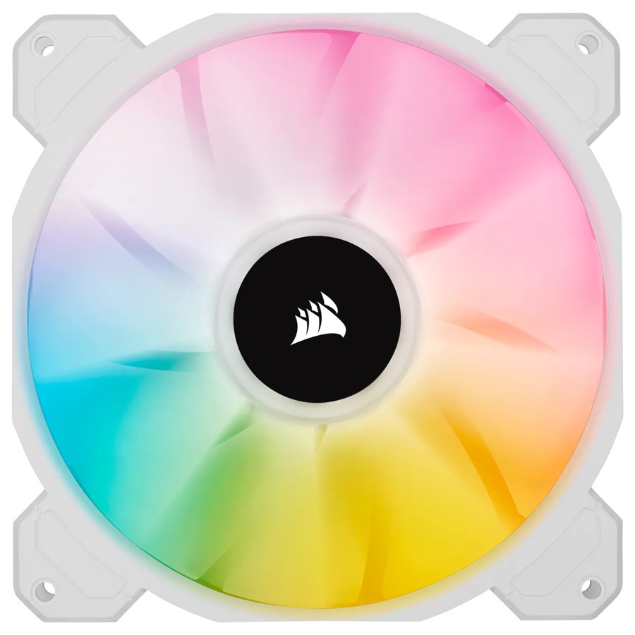 Corsair iCUE SP140 RGB Elite PWM White (Twin Pack) - 14CM Fan