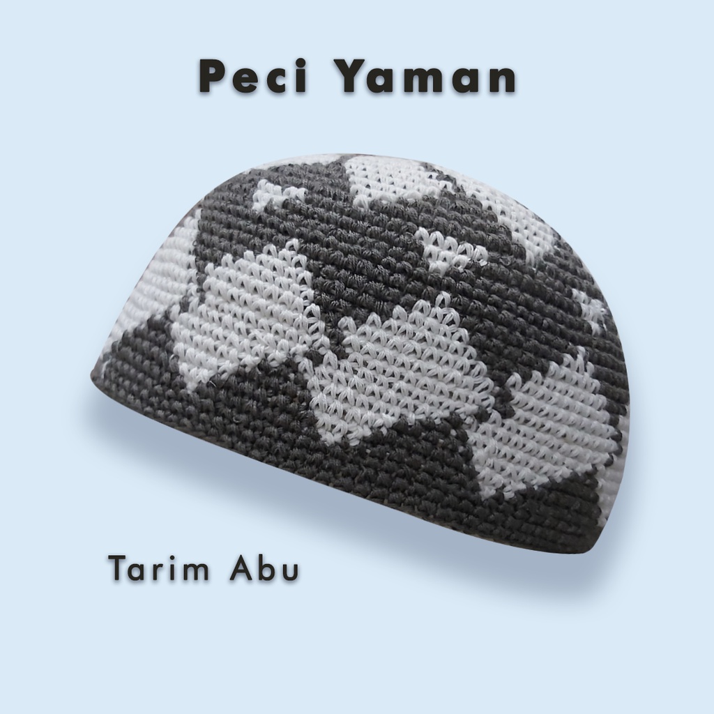 Peci Rajut Motif Tarim Dewasa Peci Rajut Yaman Motif Tarim Aneka Warna