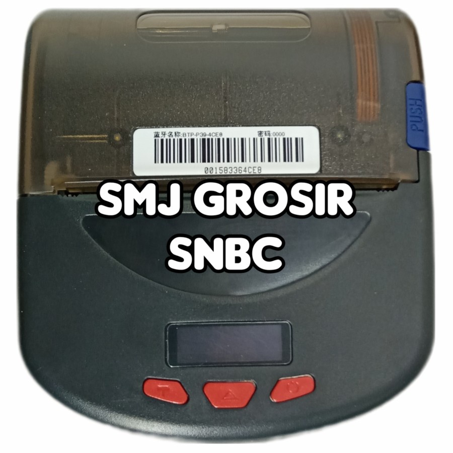 printer thermal label snbc p39 80mm bluetooth