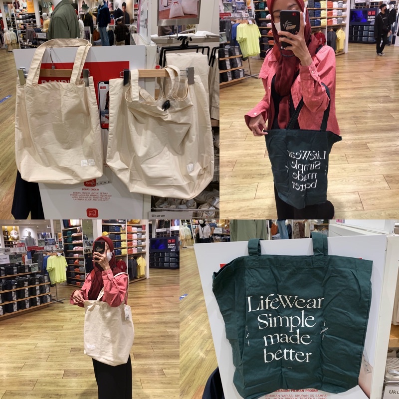Totebag Uniqlo murah / Tas uniqlo