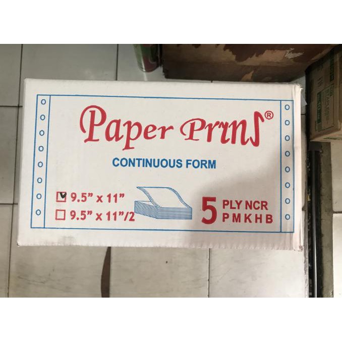

paper print continuous form 9.5 x 11 5 ply kertas continuous
