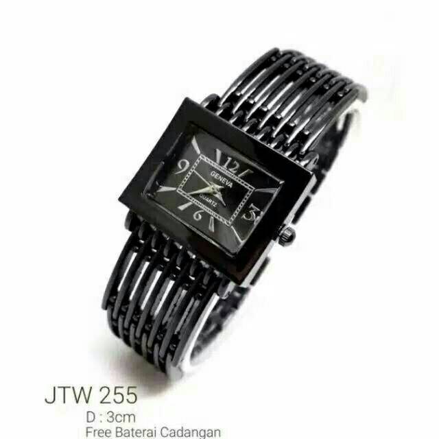 Jam Tangan Wanita Geneva Sisir Rantai Steel