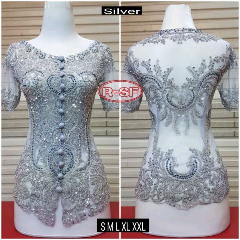 KEBAYA PAYET ORI /KEBAYA PAYET LENGAN PENDEK/KEBAYA PAYET MEWAH