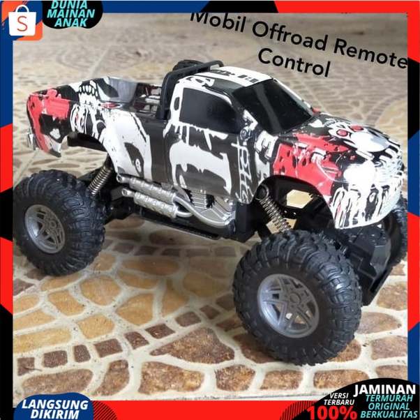 Mobil Remote Control Off Road Climbing Car Pick Up Rc Rock Crawler Ban Baterai Cas