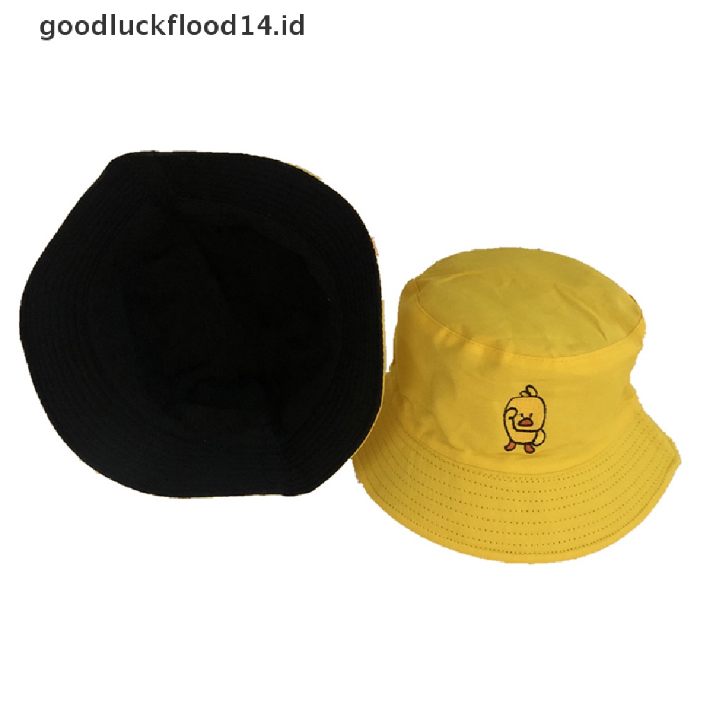 [OOID] Bucket Hat men women Fashion cotton reversible Panama sad boys Fisherman Hat ID