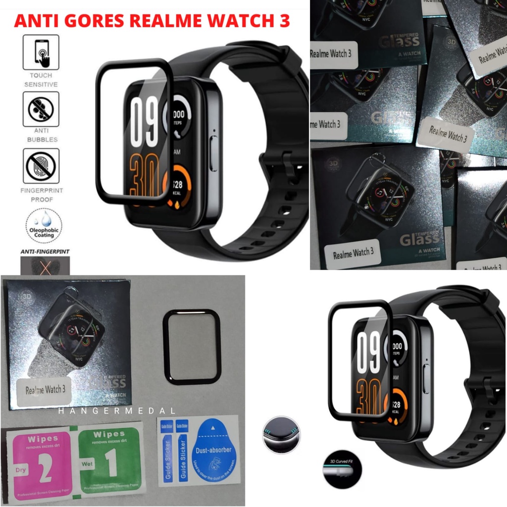 Anti Gores REALME WATCH 3 Screen Protector Pelindung Layar HYDROGEL