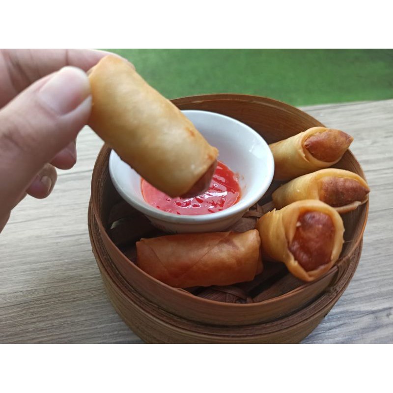 

Pina Lauk & Cemilan Pangsit Udang / Lumpia Ikan SpingRoll 250gr