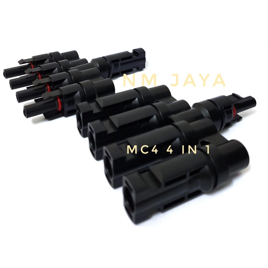 MC4 Connector 4 IN 1 Cabang 4 Connector MC4 4in1 1 ke 4 splitter