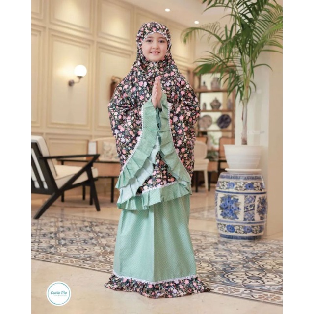 Afsheenastore Mukena Anak Aster Prayer Set By Cutepie / Bisa Couple