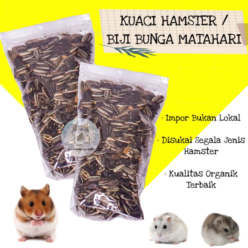 Snack Kuaci Import 200gr Hamster / Snack Hamster / Makanan Hamster