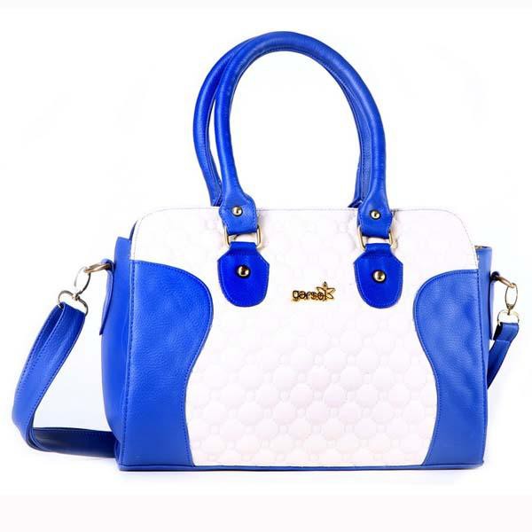 TAS WANITA HANDBAG PESTA PUTIH-BIRU / TAS BRANDED ORIGINAL GARSEL GAYA