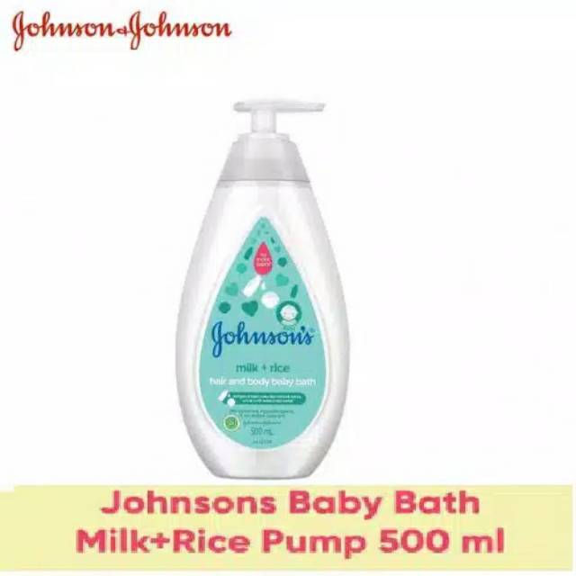 Johnson's baby bath milk and rice/ bed time