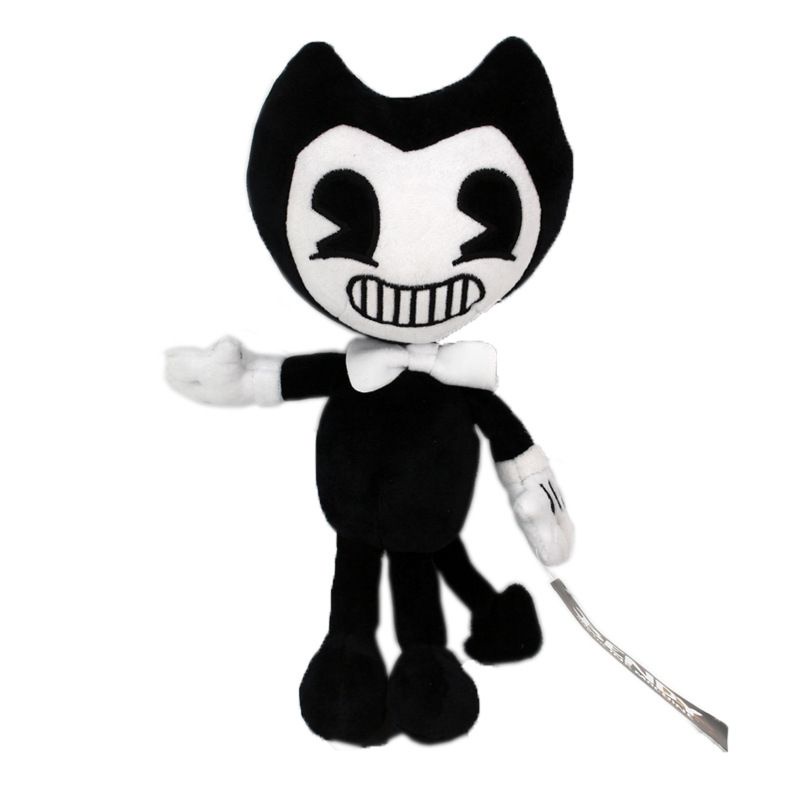 Bendy and the Ink Machine Plush Doll Figure Toy Black White Alice Boris Toy Gift