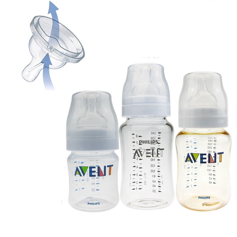 Dot Bayi Botol Susu Avent Wide Neck Classic Pacifier Bottle Nipple Replacement Teat BPA-free