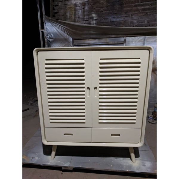 Bofet Retro White Duco Jati