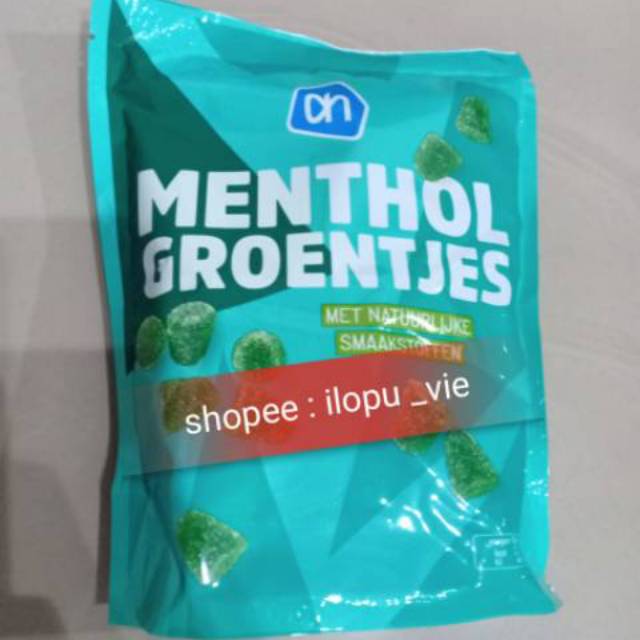 

Menthol Groentjes albert heijn 300 grm