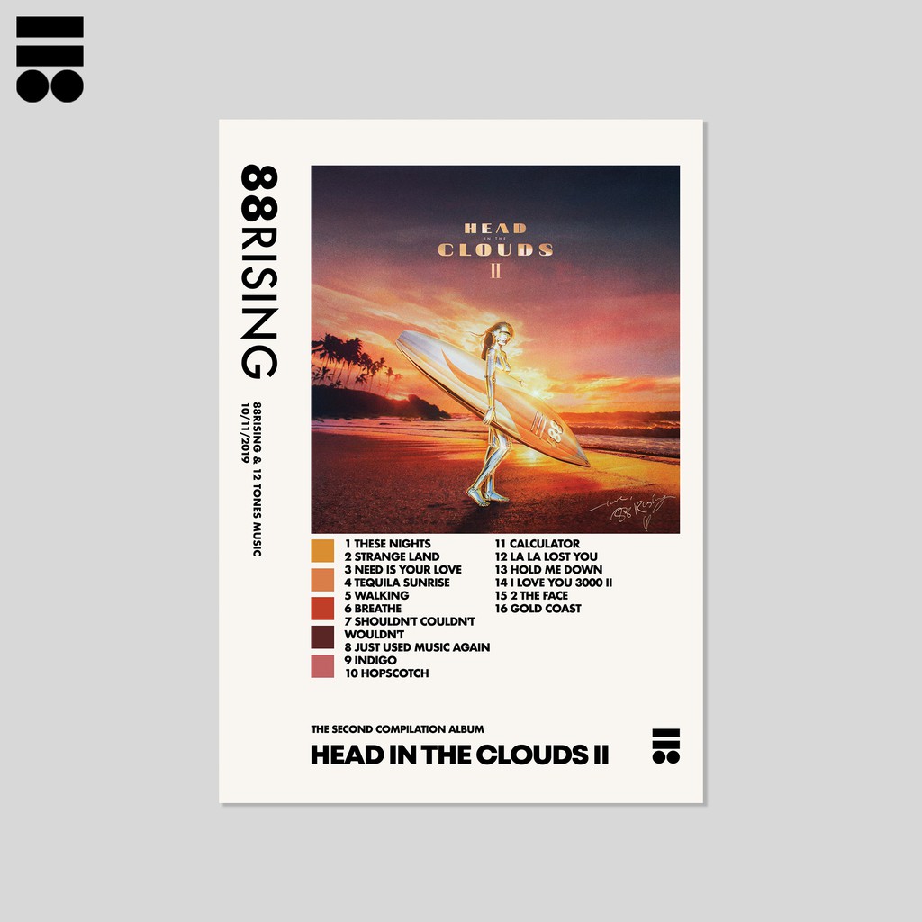 88Rising - Head In The Clouds II Poster